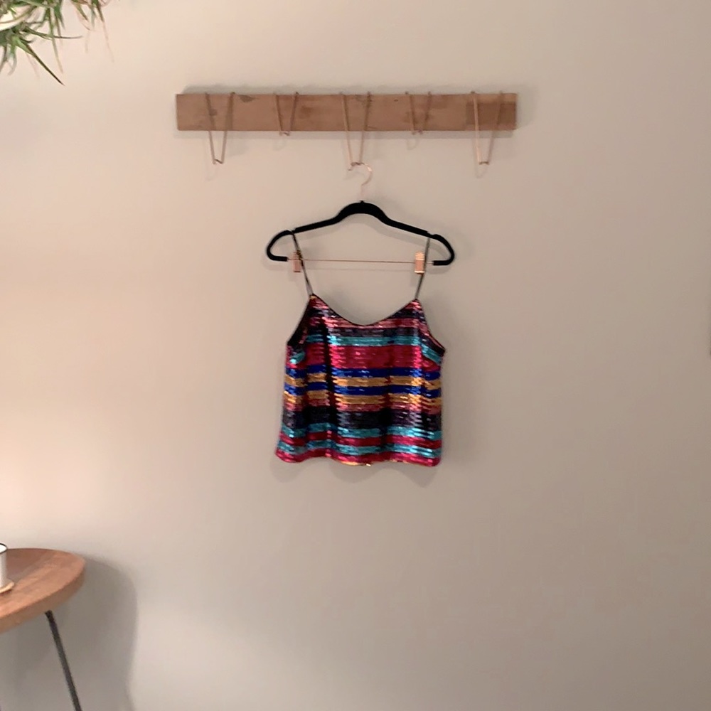 Sequin camisole S